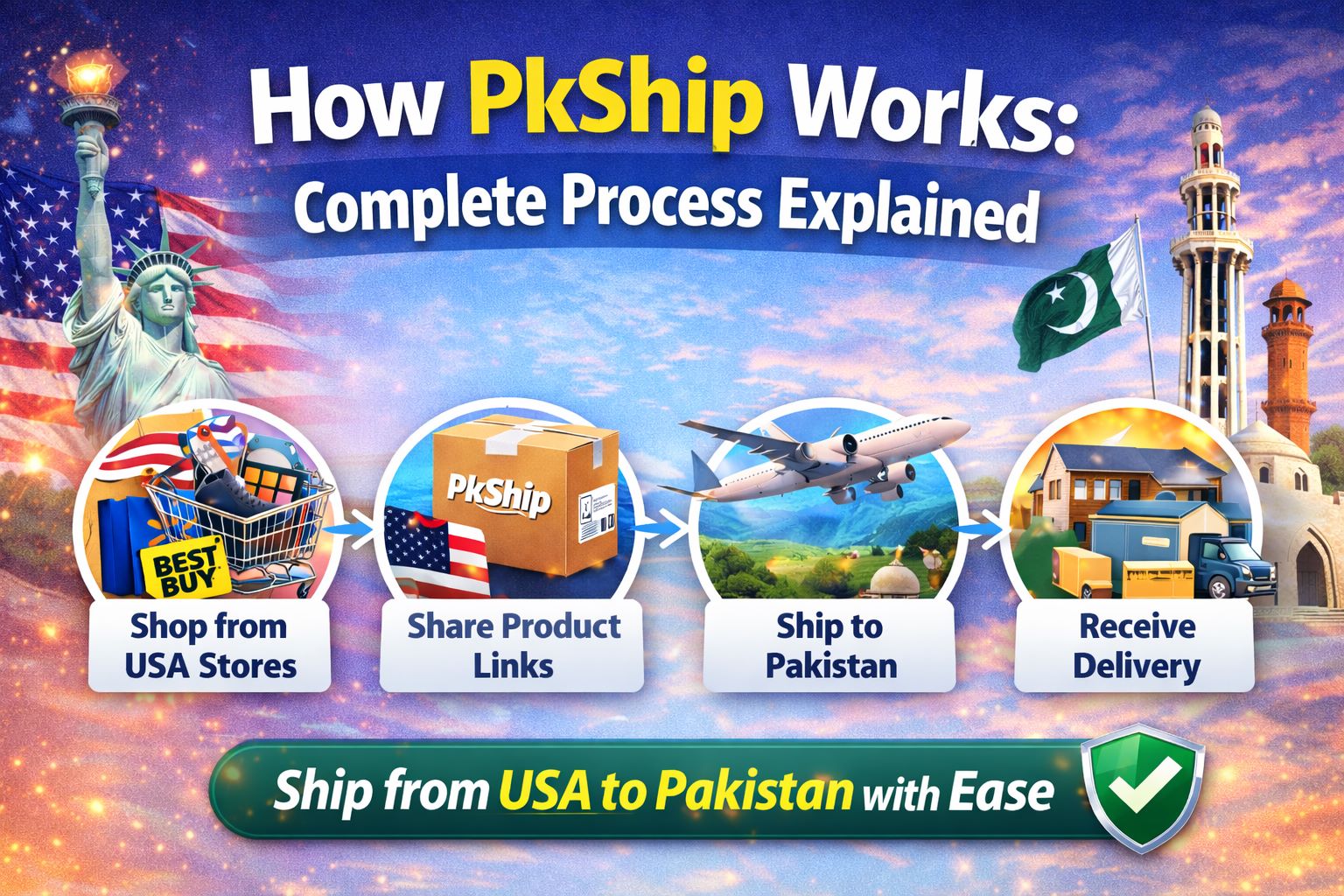 How PkShip Works: Complete USA to Pakistan Guide