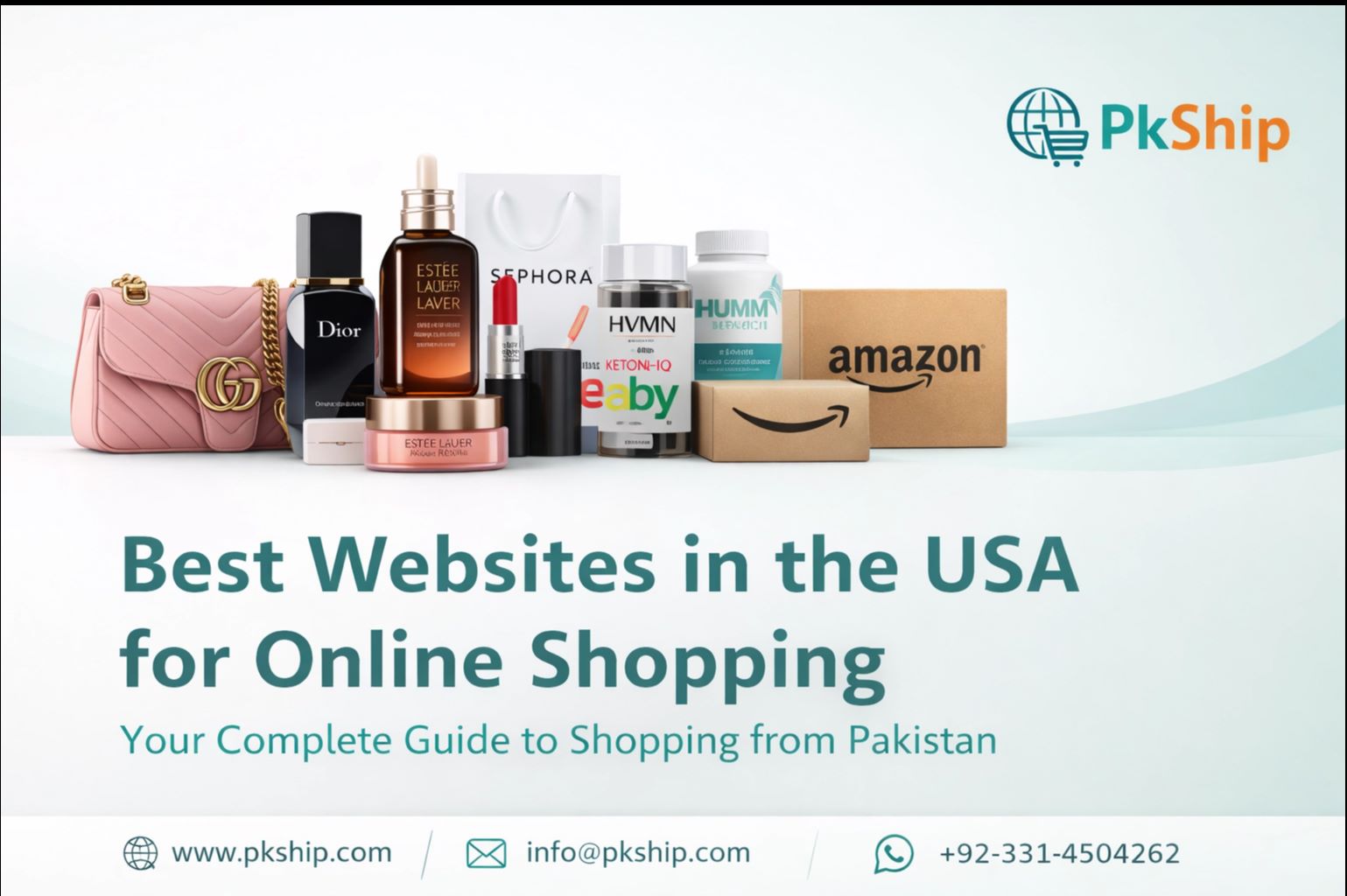 Best websites in the USA for online shopping with PKShip package forwarding to Pakistan