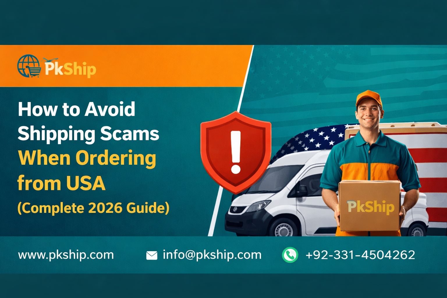 How to avoid shipping scams when ordering from USA with secure delivery to Pakistan by PkShip